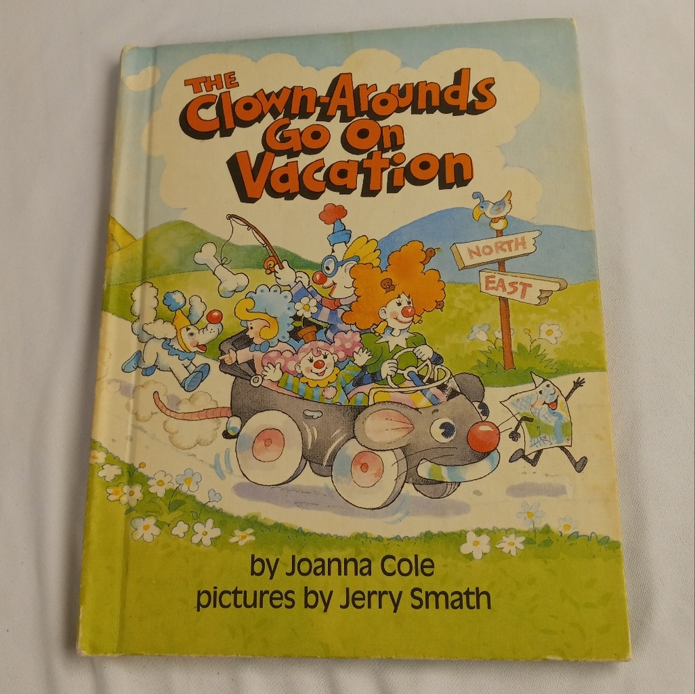 Vintage "The Clown-Arounds Go On Vacation" hardcover original